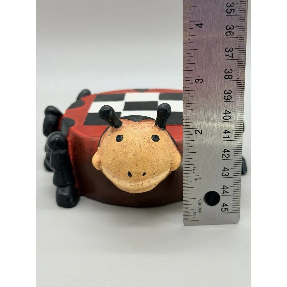 VTG Tic Tac Toe in the Garden Ladybug Game Resin Grasshoppers & Ants HTF 90s Y2K